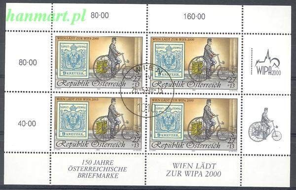 Znaczek Austria 1997 Mi ark 2222I Stemplowane