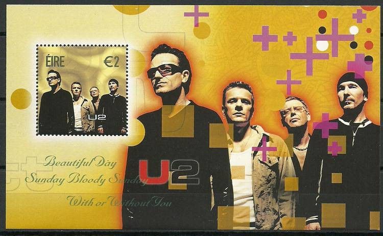 Znaczek Irlandia 2002 Mi bl 42 Czyste **