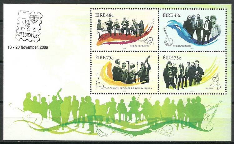 Znaczek Irlandia 2006 Mi bl 62I Czyste **