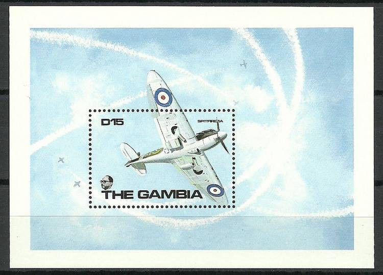 Znaczek Gambia 1990 Mi bl 92 Czyste **