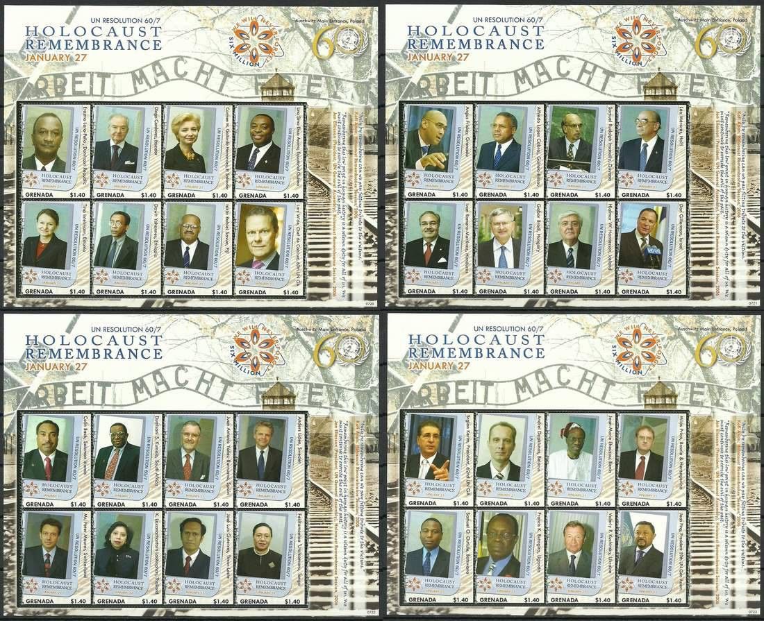 Znaczek Grenada 2007 Mi ark 5947-5978 Czyste **