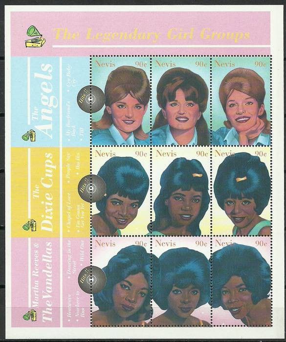 Znaczek Nevis 2000 Mi ark 1582-1590 Czyste **