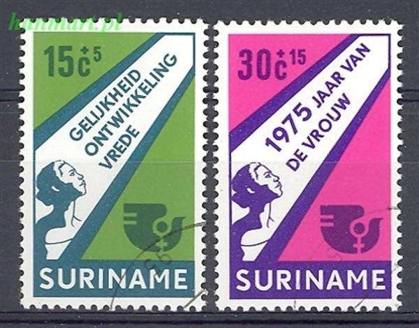 Znaczek Surinam 1975 Mi 693-694 Stemplowane