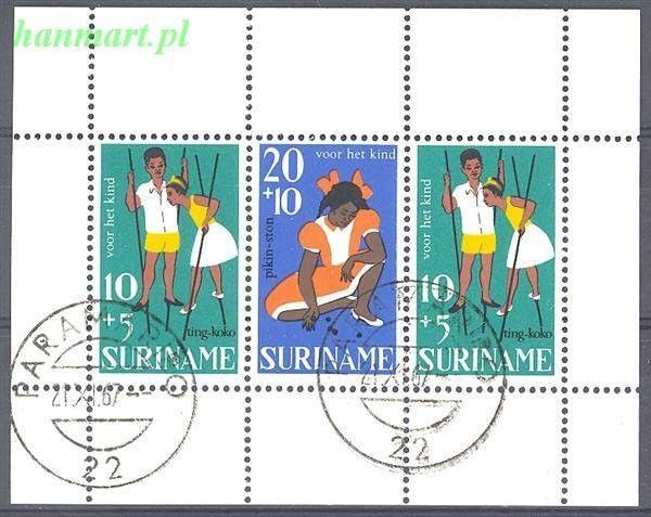 Znaczek Surinam 1967 Mi bl 7 Stemplowane