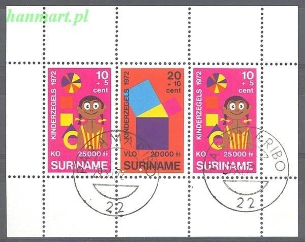 Znaczek Surinam 1972 Mi bl 12 Stemplowane