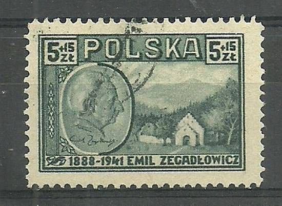 Znaczek Polska 1947 Mi 453 Fi 419 Stemplowane
