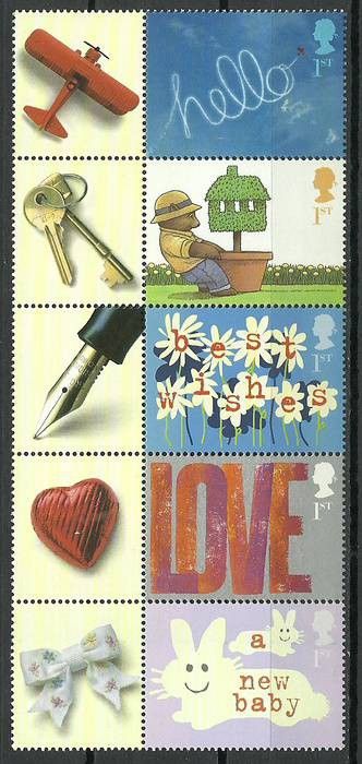 Znaczek Wielka Brytania 2002 Mi 1988-1992C Czyste **