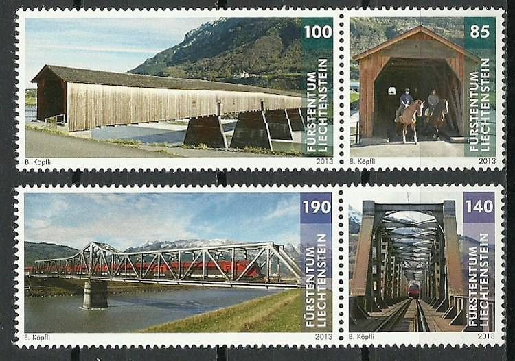 Znaczek Liechtenstein 2013 Mi 1671-1674 Czyste **
