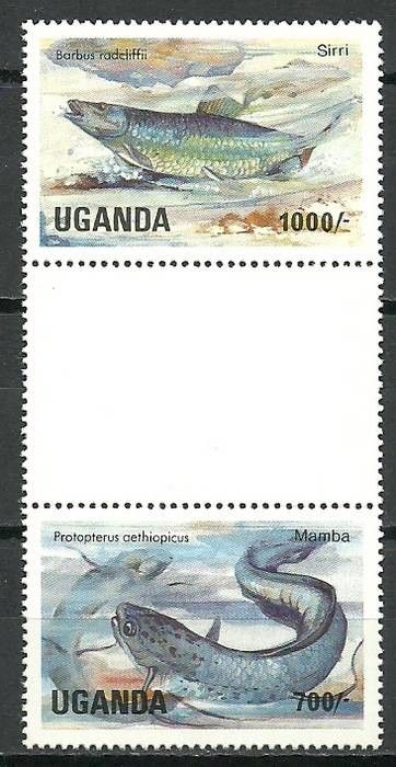 Znaczek Uganda 1985 Mi 420+421 Czyste **