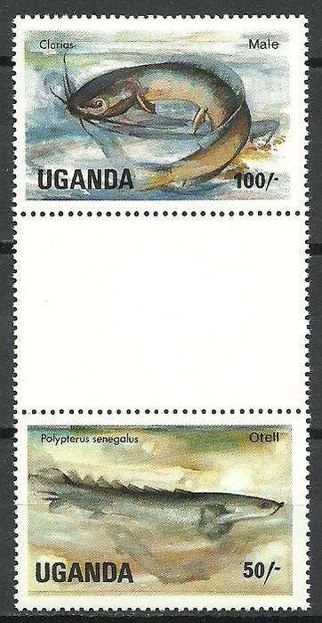 Znaczek Uganda 1985 Mi 414+415 Czyste **