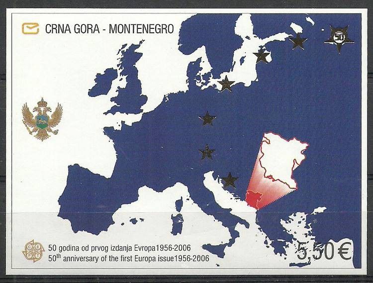 Znaczek Czarnogóra 2006 Mi bl 3 Czyste **