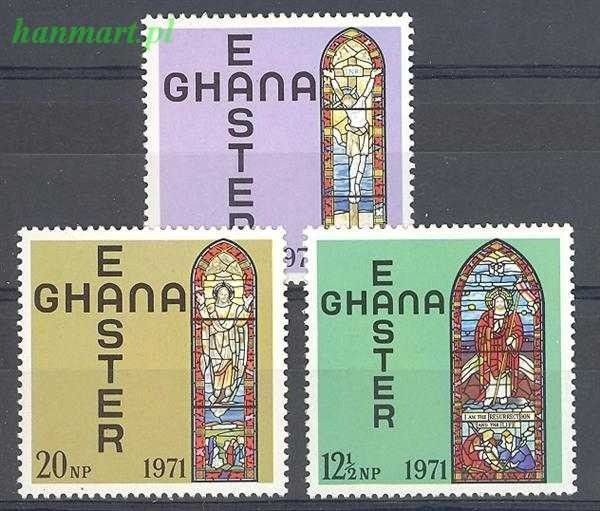 Znaczek Ghana 1971 Mi 428-430 Czyste **