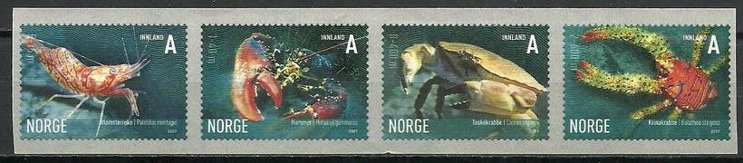 Znaczek Norwegia 2007 Mi 1625-1628 Czyste **