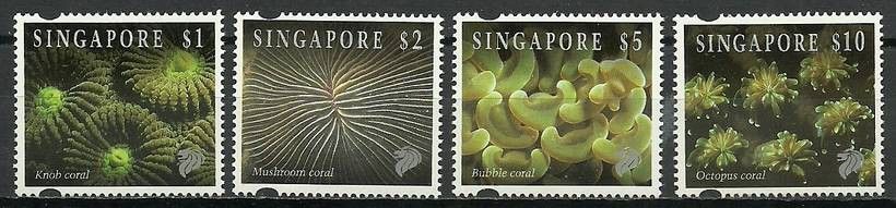 Znaczek Singapur 1994 Mi 720-723I Czyste **