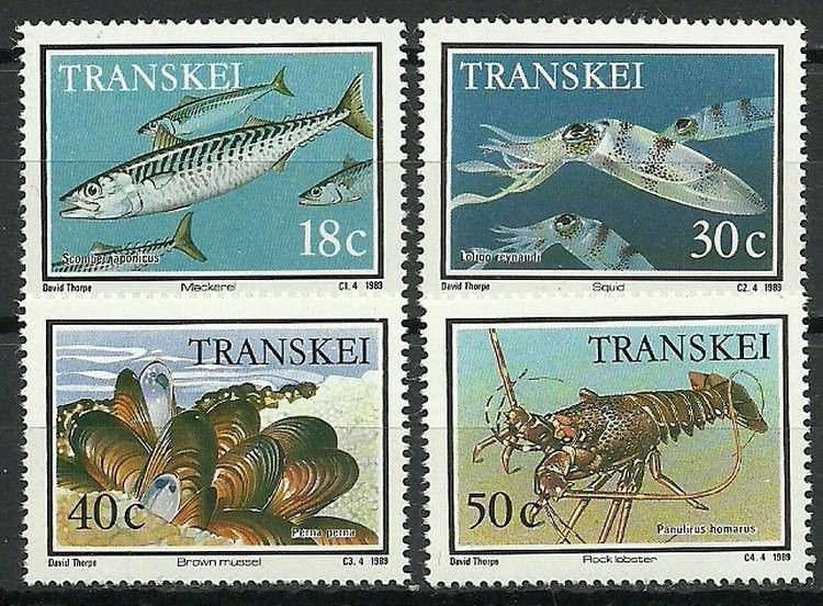 Znaczek Transkei 1989 Mi 238-241 Czyste **