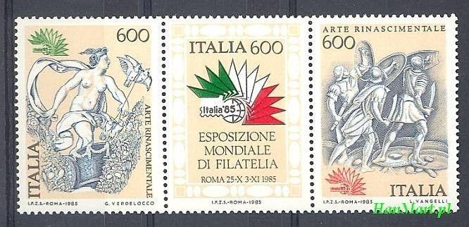 Znaczek Włochy 1985 Mi 1907-1909 Czyste **