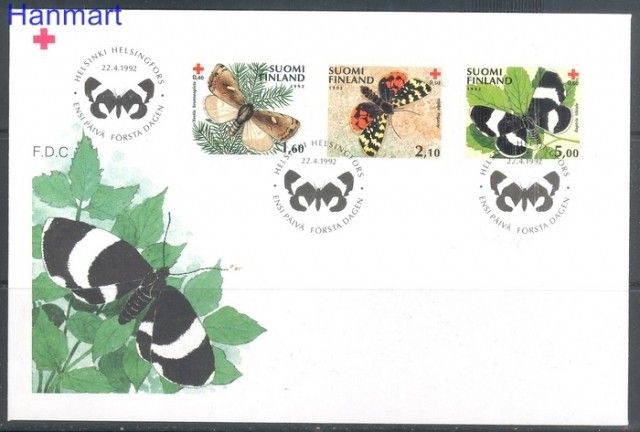 Znaczek Finlandia 1992 Mi 1169-1171 FDC
