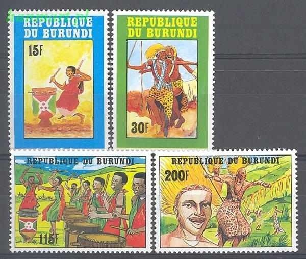 Znaczek Burundi 1992 Mi 1730-1733 Czyste **
