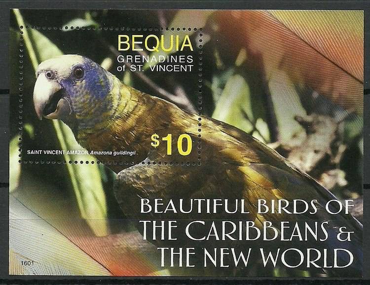 Znaczek Bequia 2016 Mi bl137 Czyste **