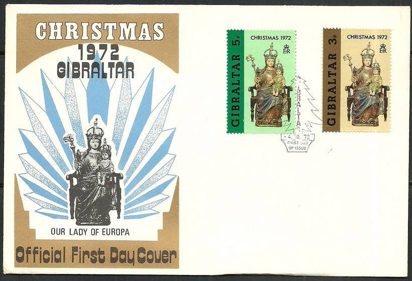 Znaczek Gibraltar 1972 Mi 293-294 FDC