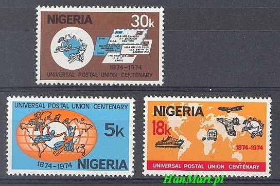 Znaczek Nigeria 1974 Mi 304-306 Czyste **