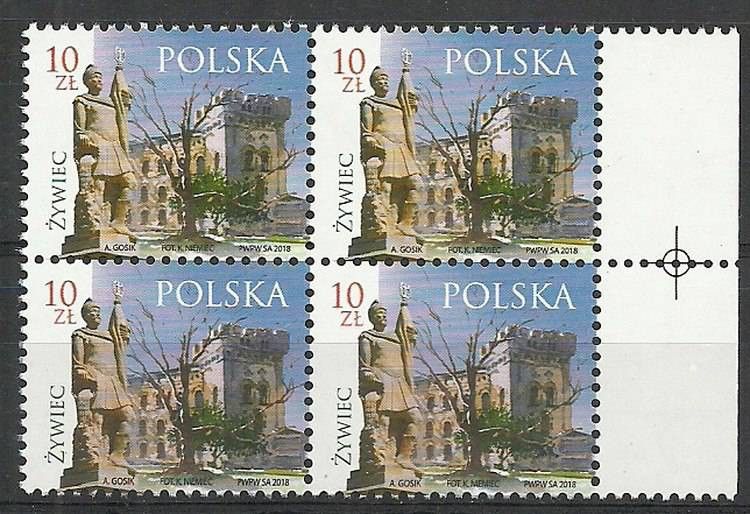 Znaczek Polska 2018 Mi 4996 Fi 4846 Czyste **
