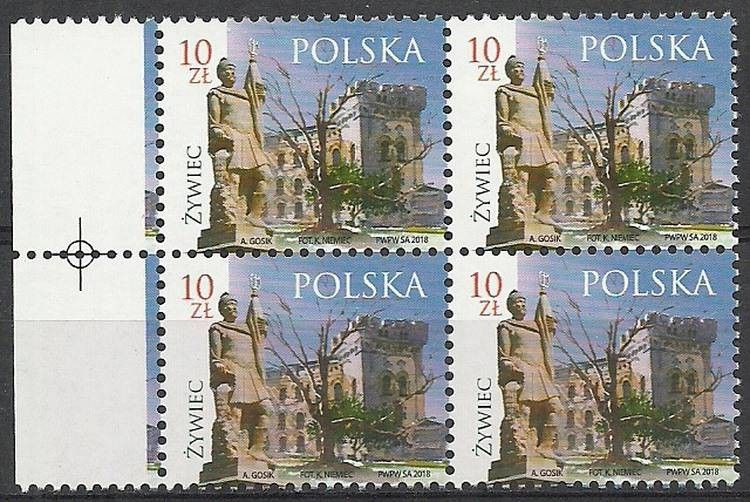 Znaczek Polska 2018 Mi 4996 Fi 4846 Czyste **
