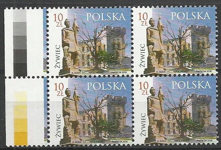 Znaczek Polska 2018 Mi 4996 Fi 4846 Czyste **