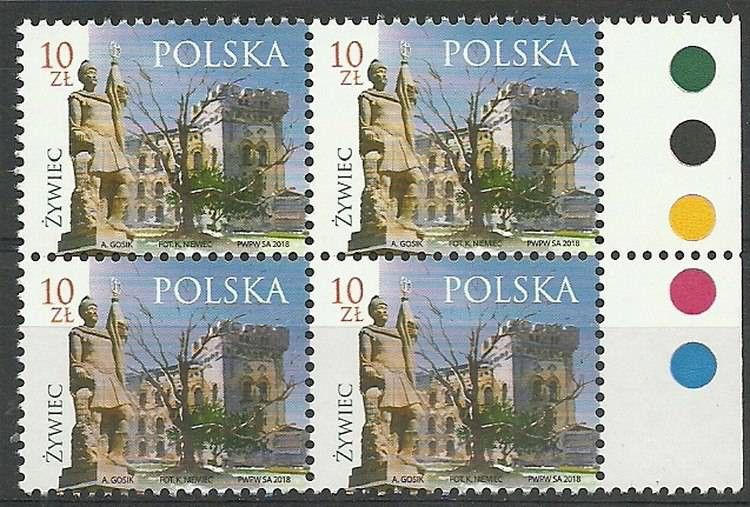 Znaczek Polska 2018 Mi 4996 Fi 4846 Czyste **