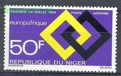 Znaczek Niger 1969 Mi 228 Czyste **