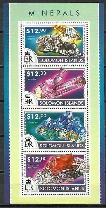 Znaczek Wyspy Salomona 2015 Mi ark 3092-3095 Czyste **