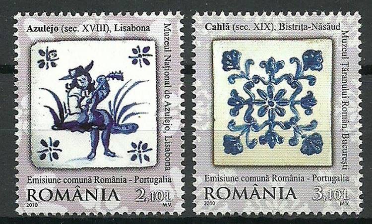 Znaczek Rumunia 2010 Mi 6449-6450A Czyste **