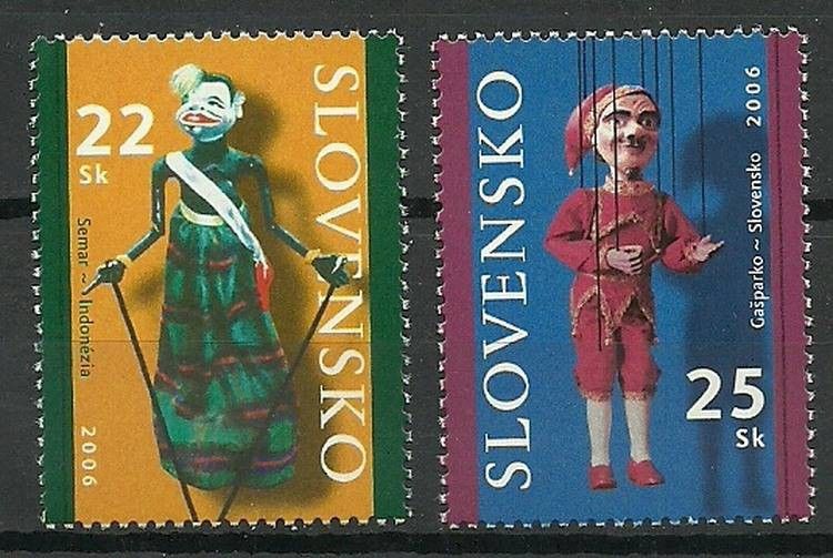 Znaczek Słowacja 2006 Mi 542-543 Czyste **