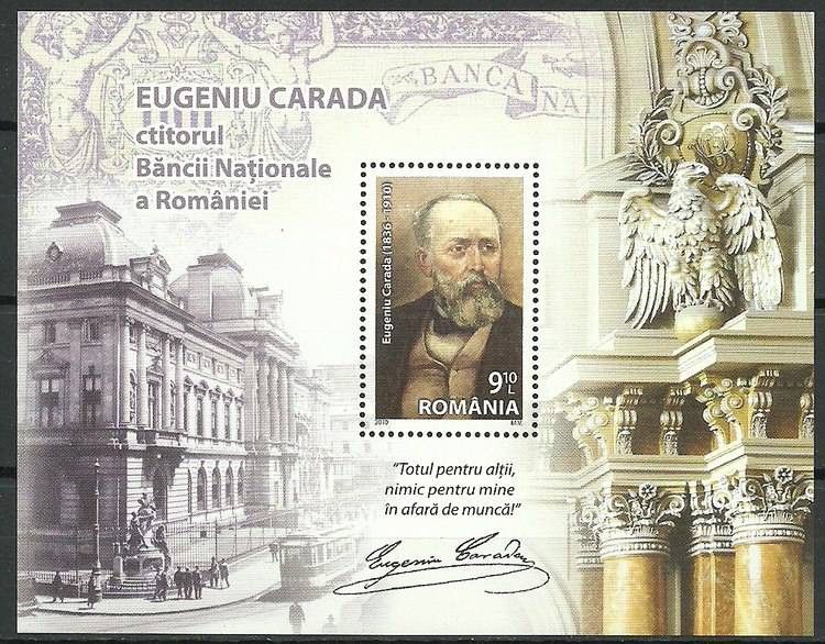 Znaczek Rumunia 2010 Mi bl 466 Czyste **