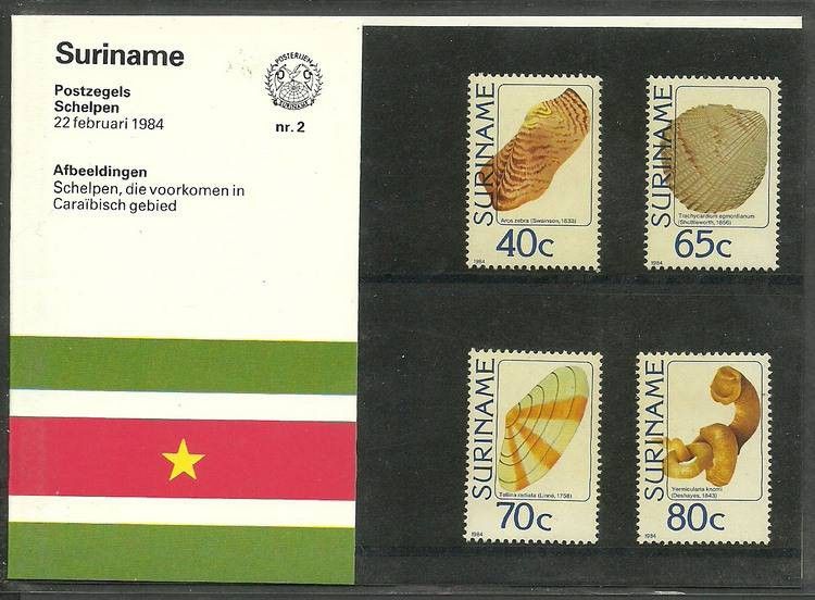 Znaczek Surinam 1984 Mi 1071-1074 Czyste **