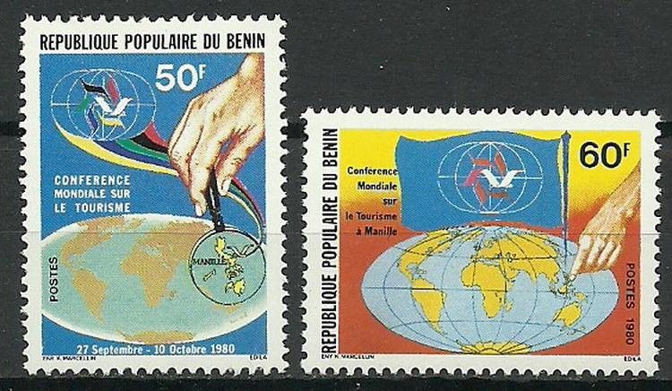 Znaczek Benin 1980 Mi 242-243 Czyste **