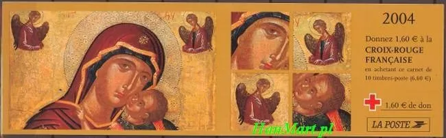 Znaczek Francja 2004 Mi mh 64 Czyste **