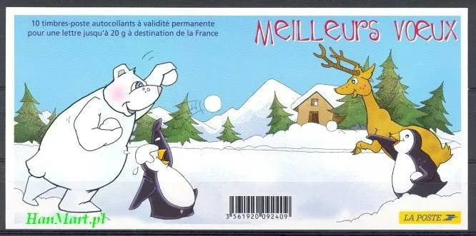 Znaczek Francja 2005 Mi mh 4017-4021 Czyste **