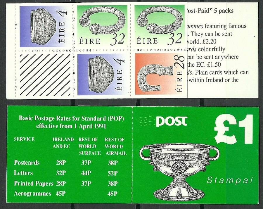 Znaczek Irlandia 1991 Mi mh 18 Czyste **
