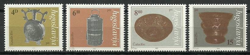 Znaczek Jugosławia 1983 Mi 1969-1972 Czyste **