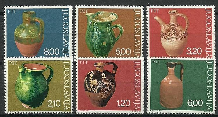 Znaczek Jugosławia 1976 Mi 1649-1654 Czyste **