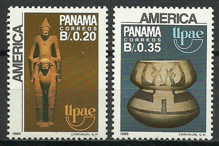 Znaczek Panama 1989 Mi 1695-1696 Czyste **