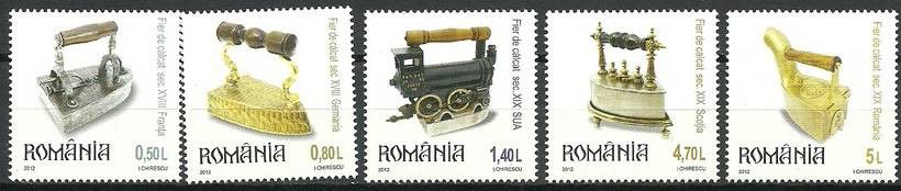 Znaczek Rumunia 2012 Mi 6606-6610 Czyste **