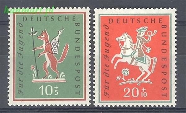 Znaczek Niemcy 1958 Mi 286-287 Czyste **