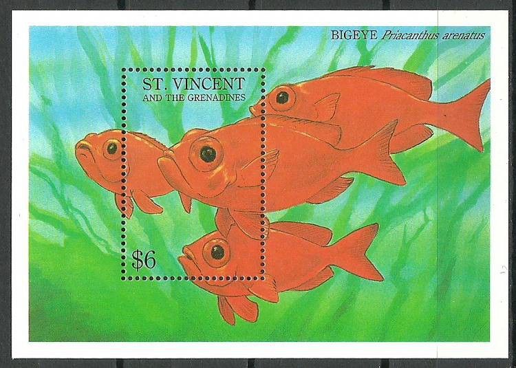 Znaczek Saint Vincent i Grenadyny 1993 Mi bl 266 Czyste **