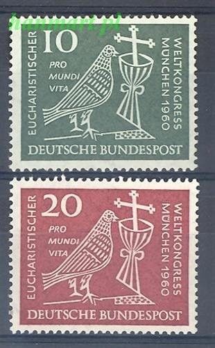 Znaczek Niemcy 1960 Mi 330-331 Czyste **