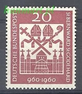 Znaczek Niemcy 1960 Mi 336 Czyste **