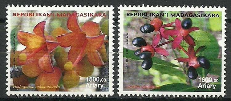 Znaczek Madagaskar 2015 Mi 2683-2684 Czyste **