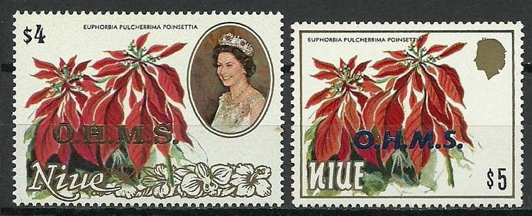Znaczek Niue 1986 Mi die 14-15 Czyste **