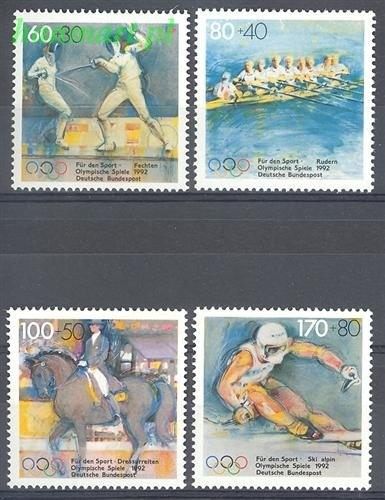 Znaczek Niemcy 1992 Mi 1592-1595 Czyste **